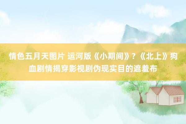 情色五月天图片 运河版《小期间》? 《北上》狗血剧情揭穿影视剧伪现实目的遮羞布